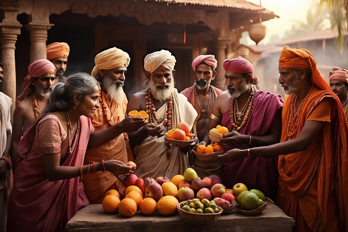 Leonardo_Diffusion_XL_ancient_multi_ethnic_hindu_devotees_exch_0